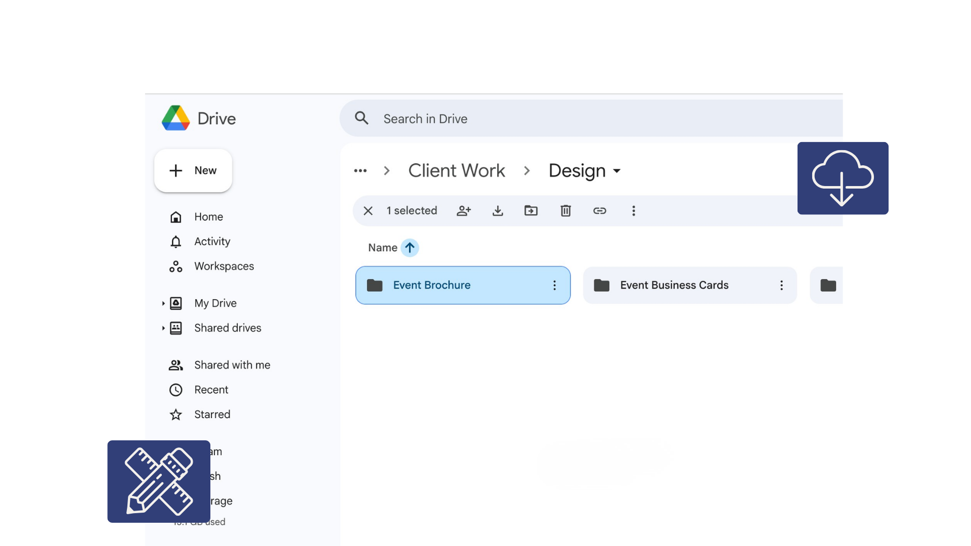 Screenshot of a Squarespace training video titled "Handover Training - Squarespace" with a sidebar showing website navigation options like Home and About Us.