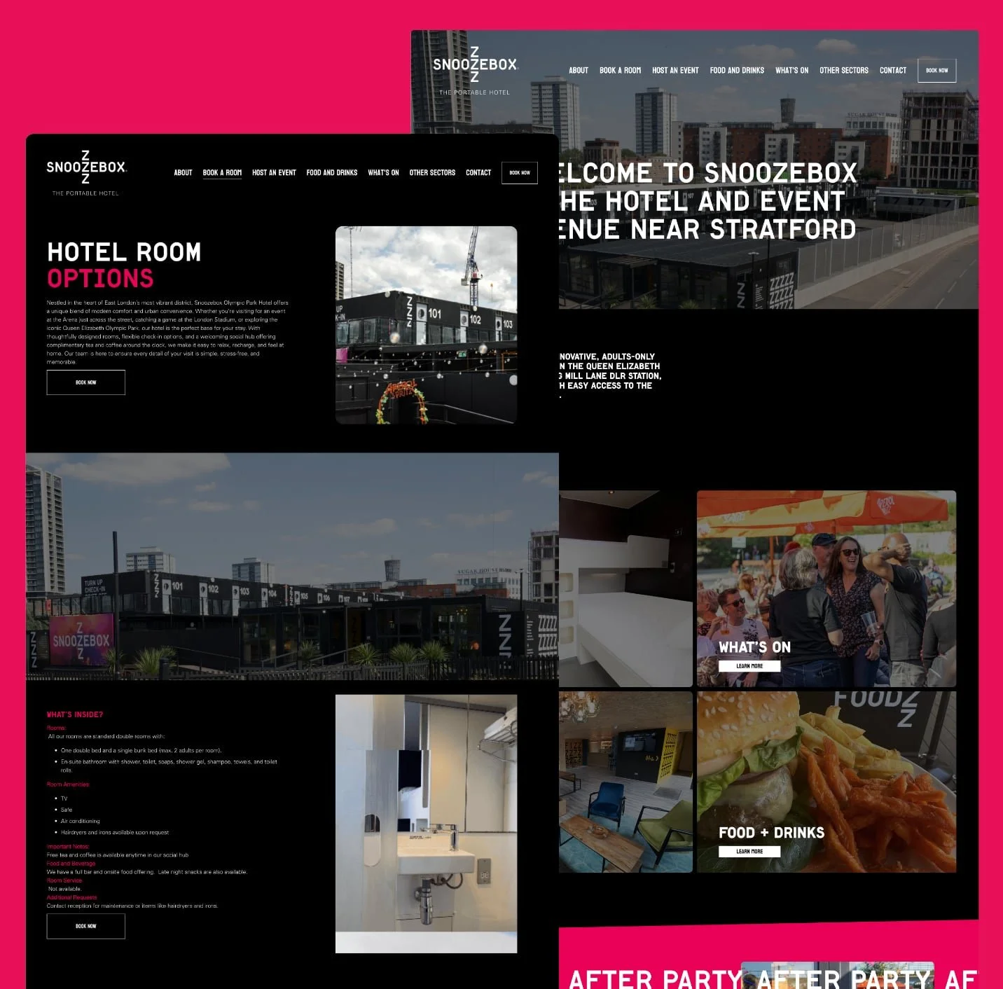 Snoozebox - Website