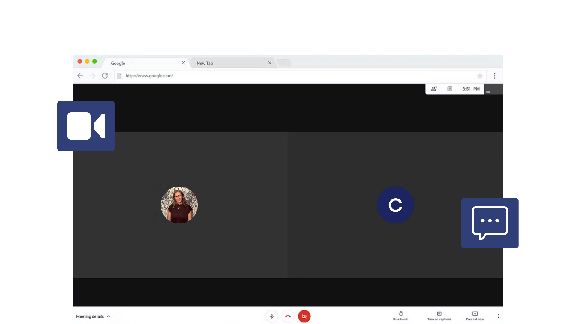 Animated view of Google Calendar creating a new event on January 2025