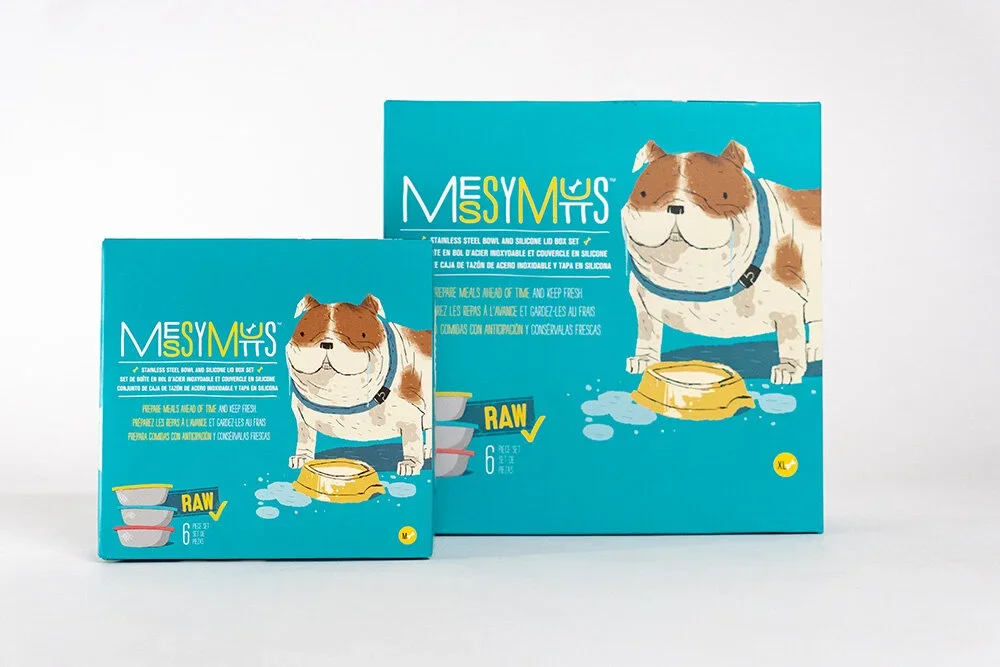 Messy Mutts Lid & Bowl Serving Sets