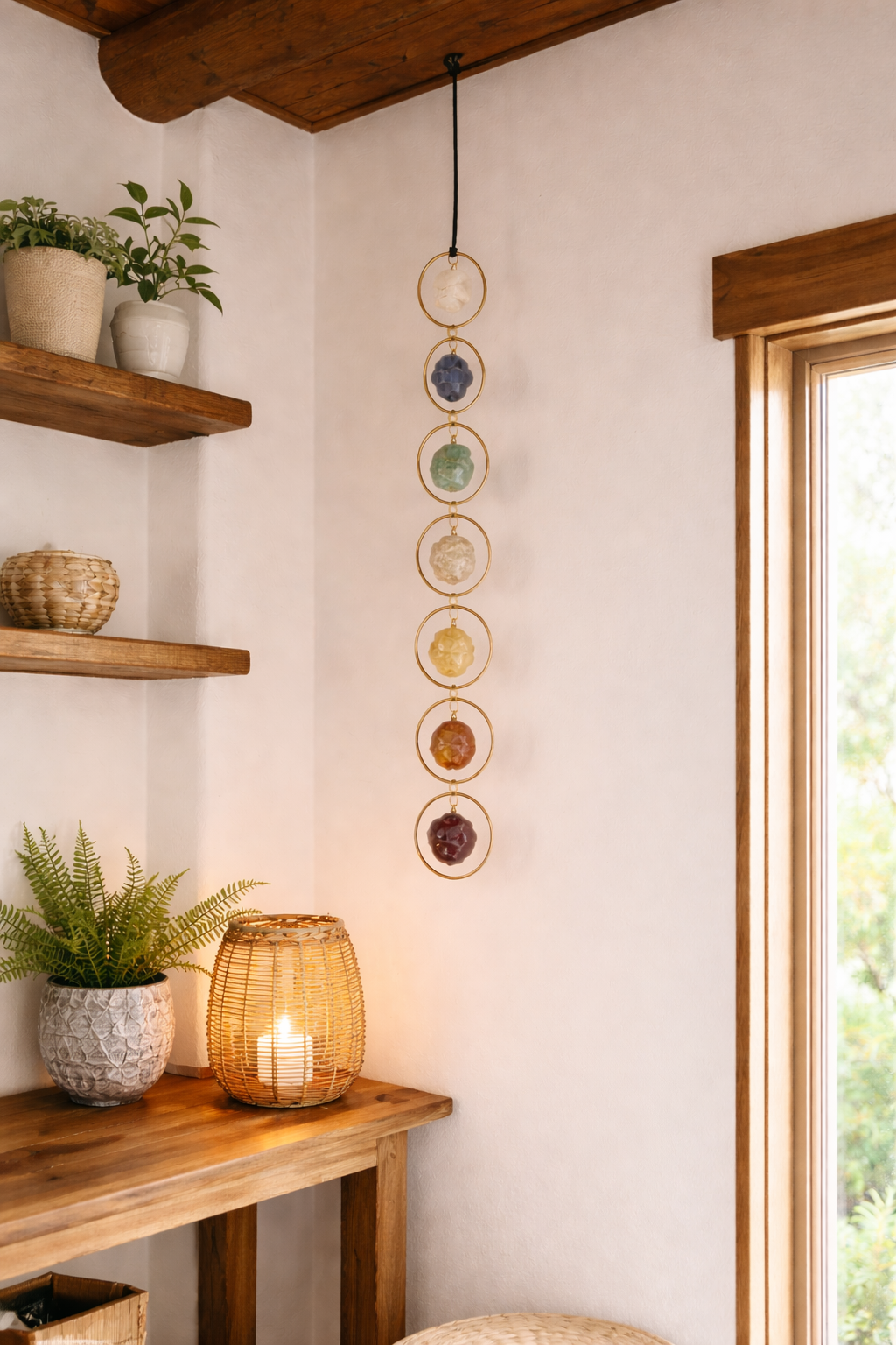 Seven Chakra Gemstone Hanging