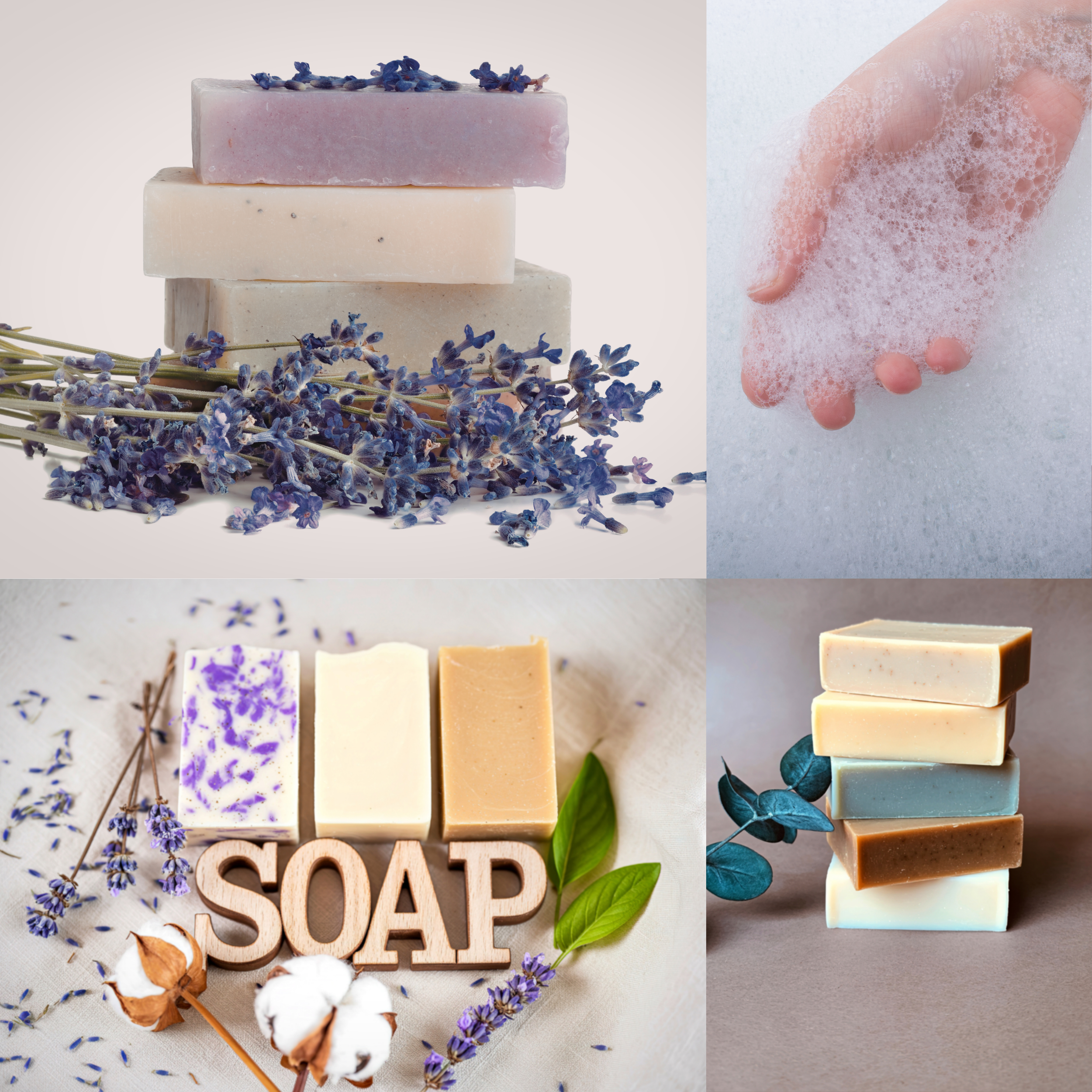 Handmade Vegan Cold Process Soap, Natural Artisan Bars with Amazing Scents