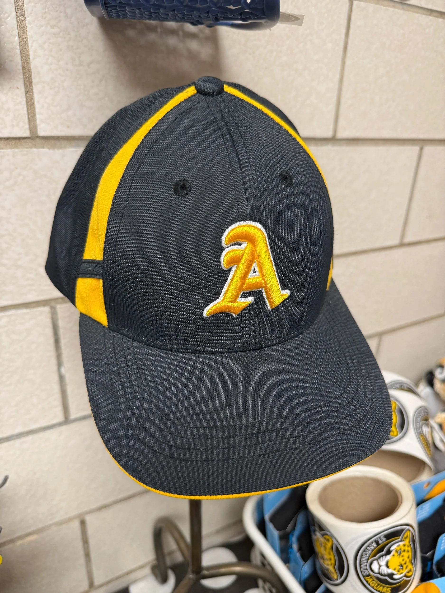 Adjustable Black and Yellow Hat