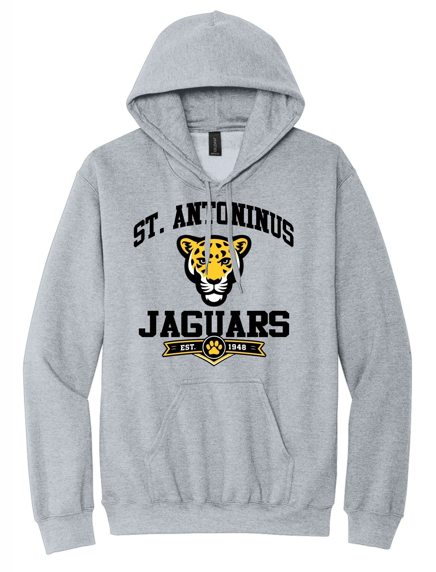 PRE-ORDER Gray St. Antoninus Jaguars Hoodie