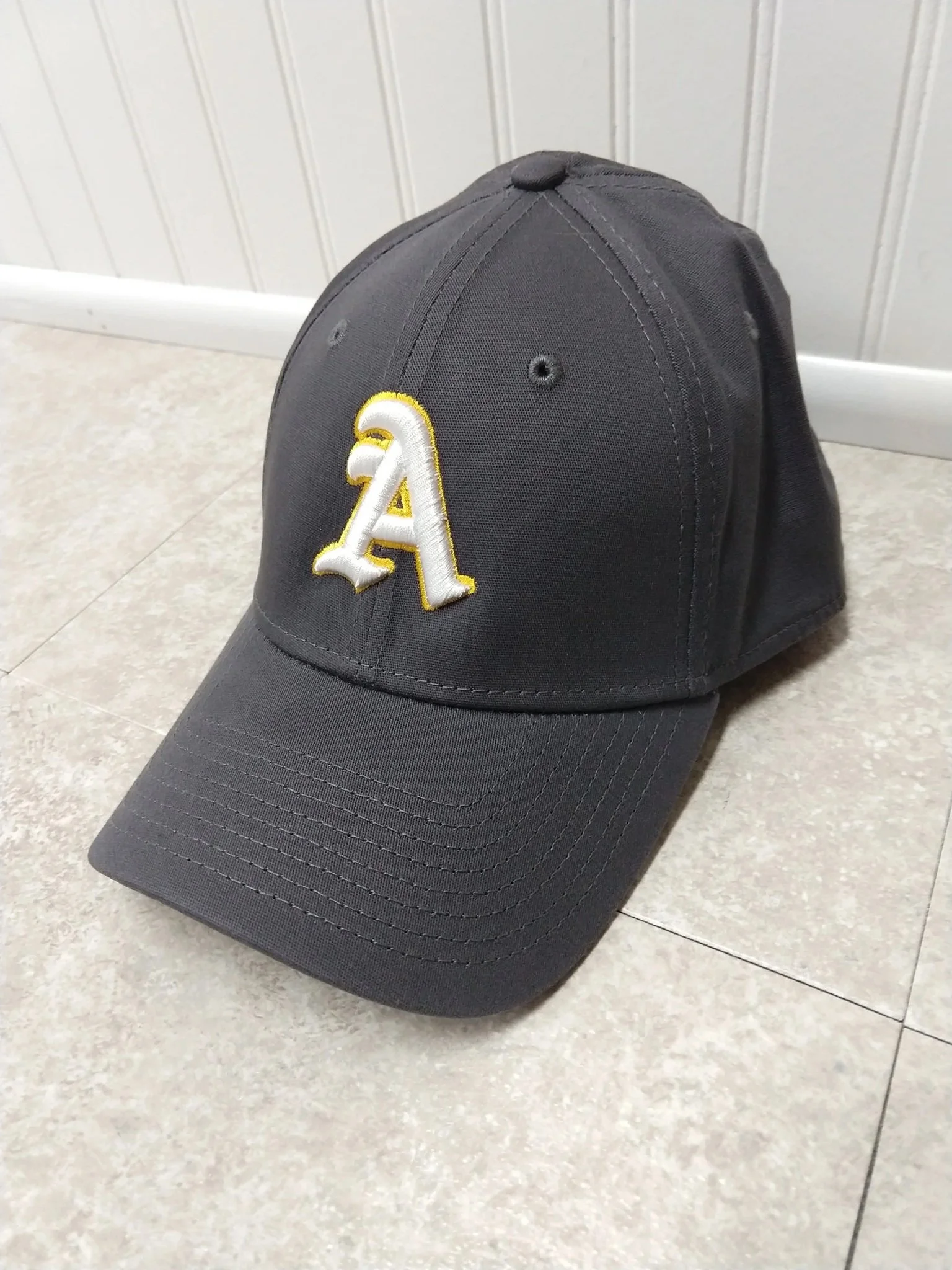 Charcoal Gray Non-Mesh 'A' Hat