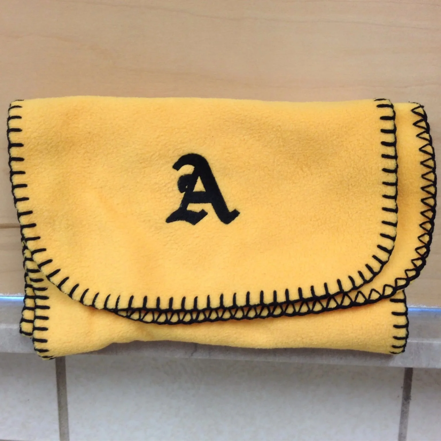 Gold Fleece Scarf