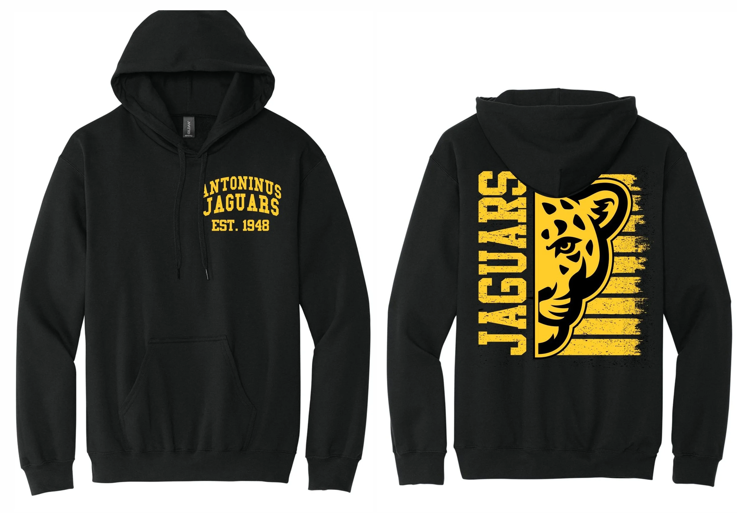 PRE-ORDER Black St. Antoninus Jaguars Hoodie