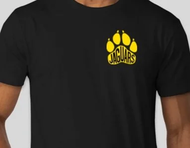 Black Paw Print T-Shirt