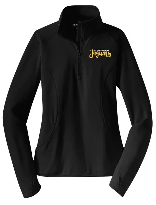 Women's Black 1/4 Zip Pullover