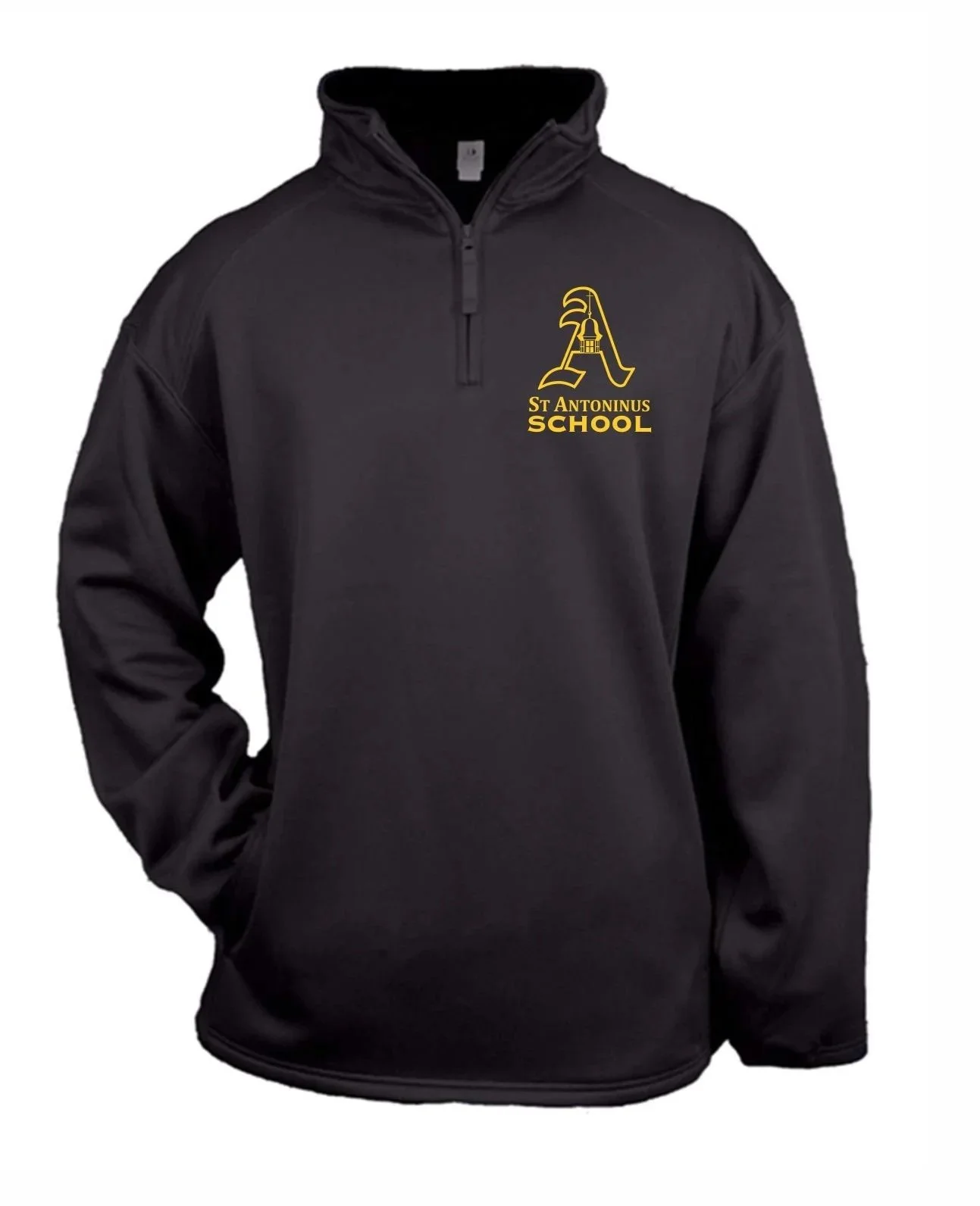 Dri-Fit Uniform Black 1/4 Zip