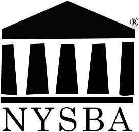 Logo of the New York State Bar Association (NYSBA) featuring a classical building with columns and the acronym NYSBA.