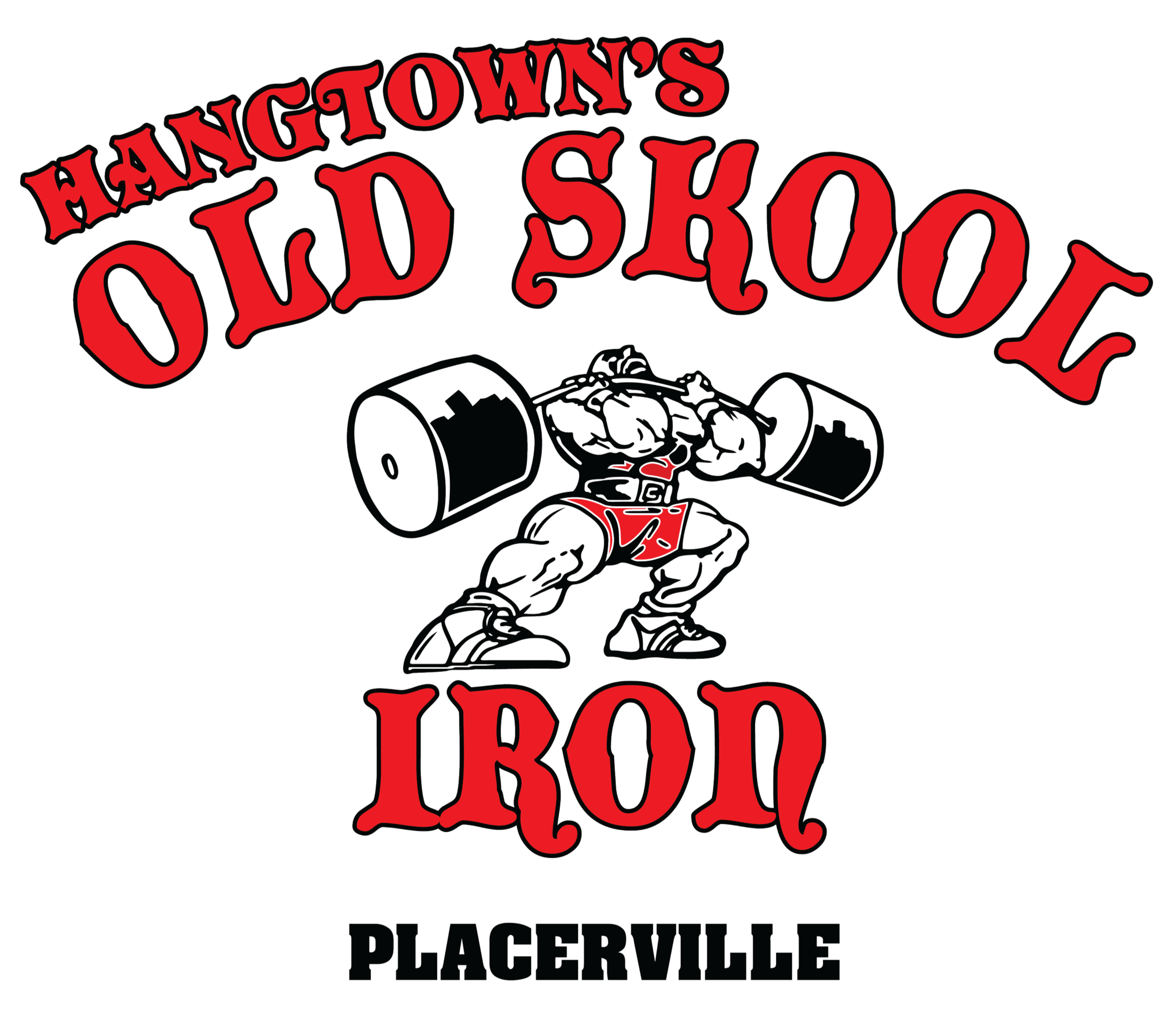 Old Skool Iron Placerville Logo