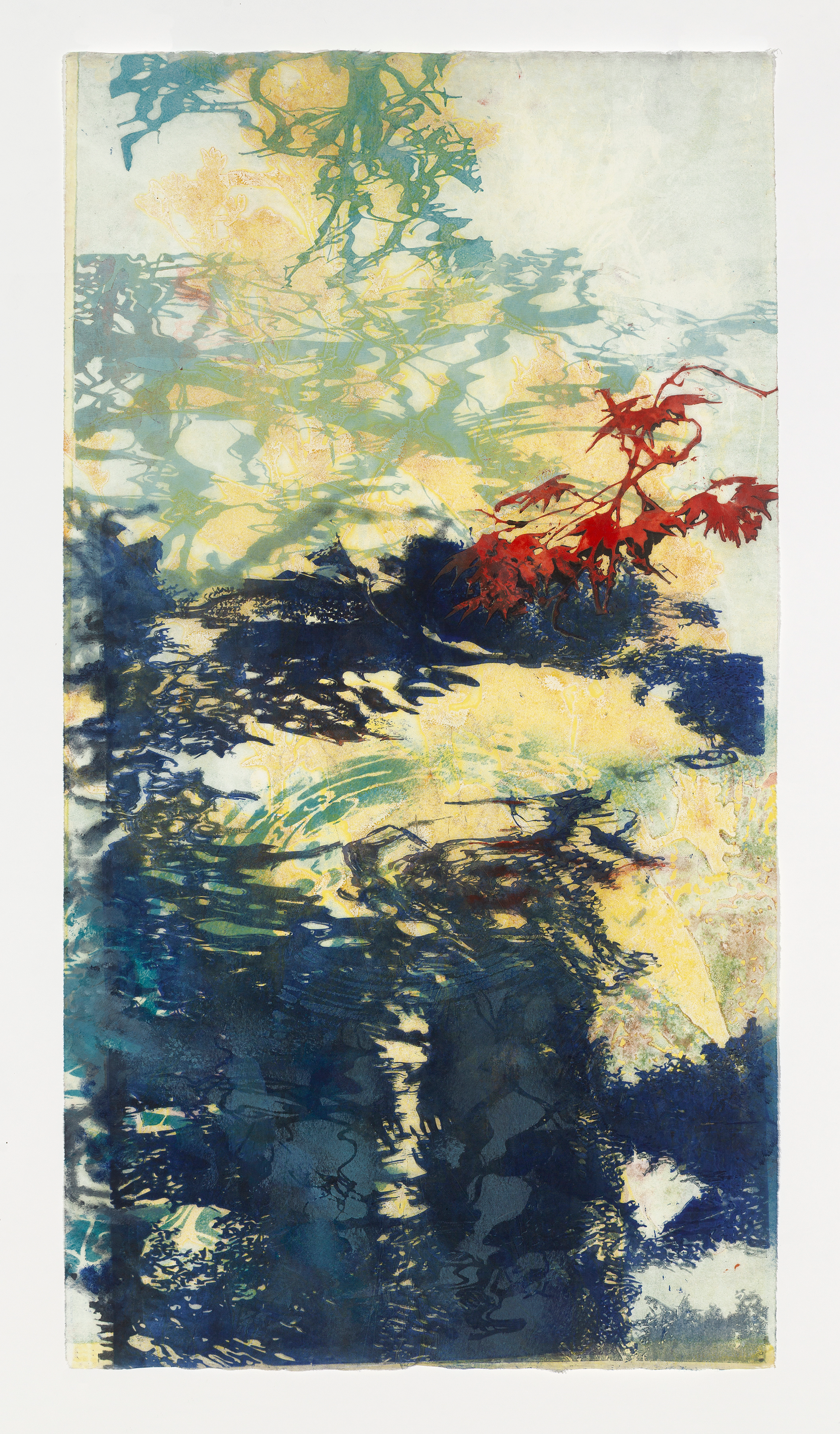What Water Holds 2026. Unique Print on Okawara Akua Ink. 38.5”x21”