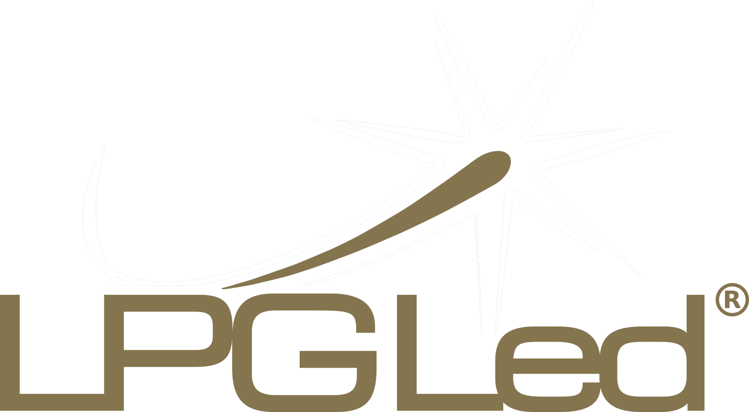 Close-up of black background with a white outlined star, a swooping white line, and text partially visible in gold reading 'EDIE'.