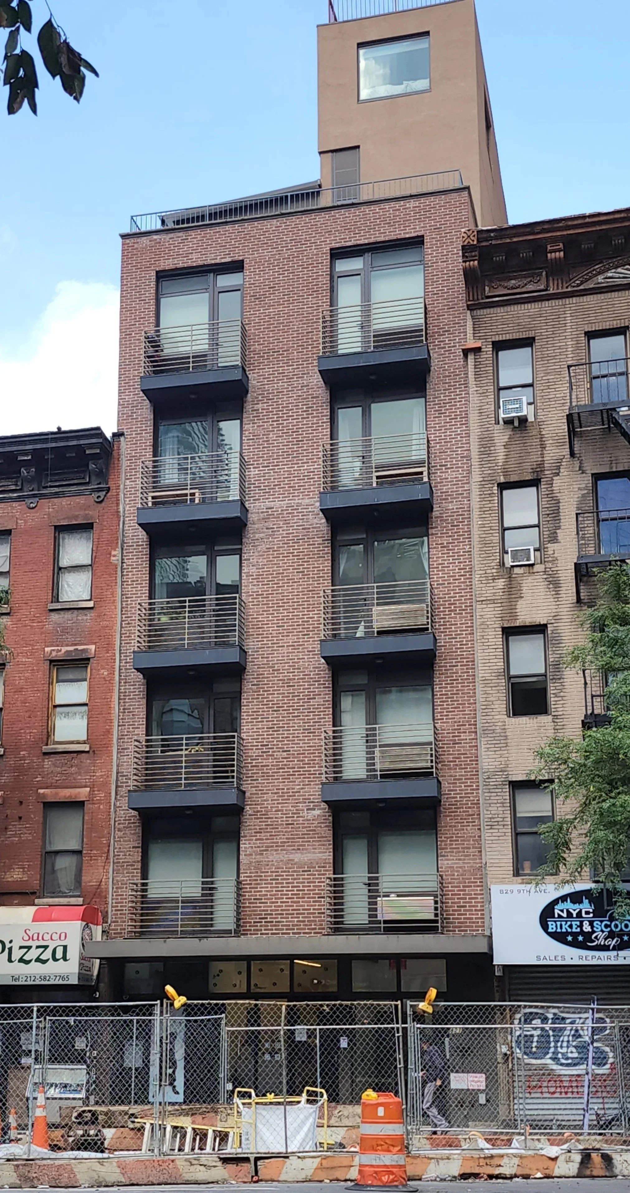 821 9th Ave, NYC – New seven-story building