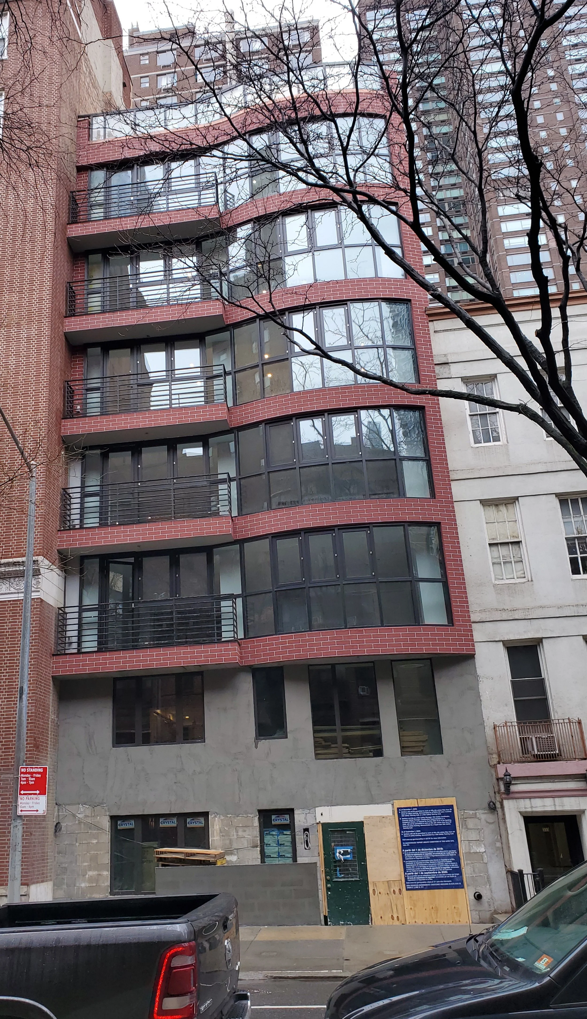 337 West 55th Street, New York, NY – 7-story new residential building.