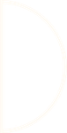 Empty white and black circular frame on a white background