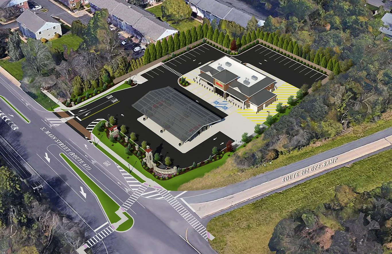 Wawa Doylestown- Rendering
