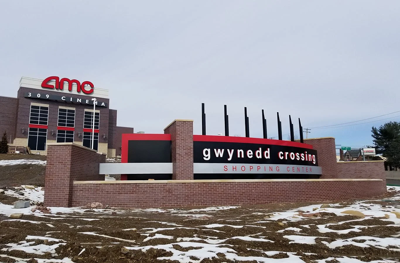 Gwynedd Crossing- Intersection Sign