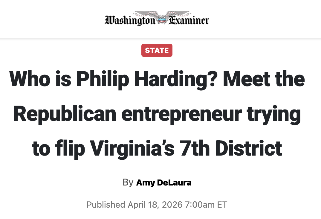 Who is Philip Harding the entrepreneur running for Congress?