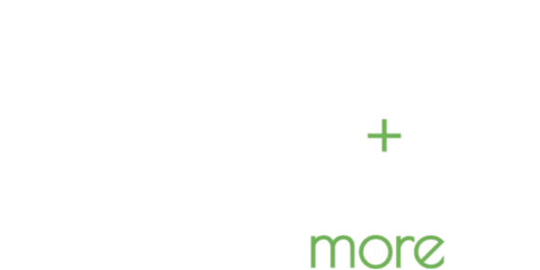 Close-up of a logo with the word 'door' in lowercase white letters and a plus sign inside the 'o', with the word 'more' in smaller green letters underneath.