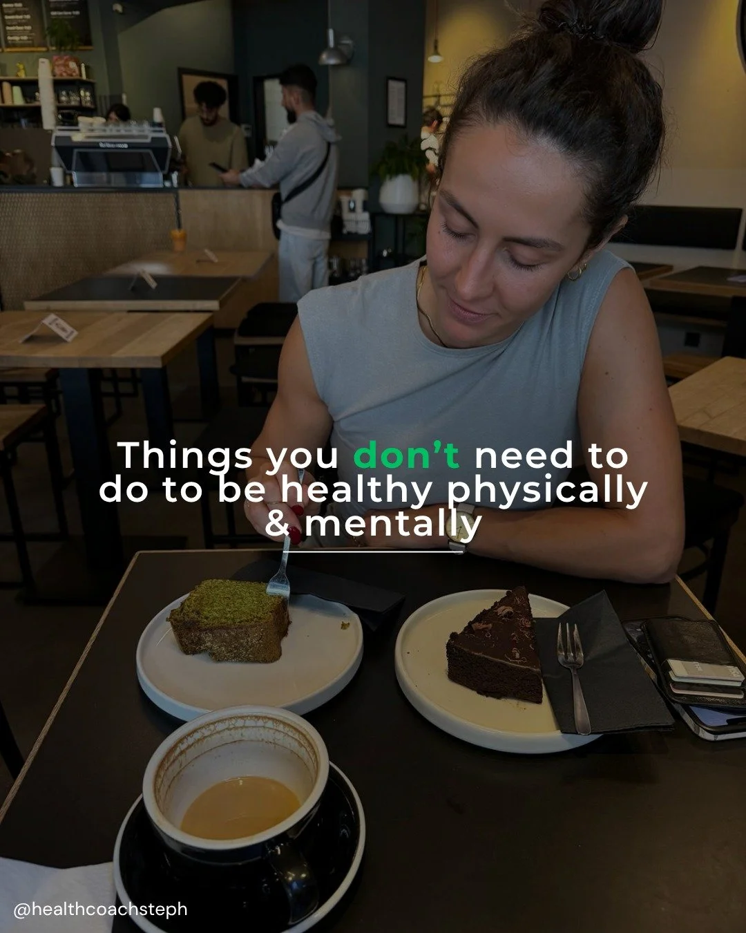 When I speak to clients about "getting healthier, many seem to think that they will have to revamp their whole lives in the process... And don't get me wrong, of course changing your habits requires time &amp; effort.

But the 🗝️ is to start sm