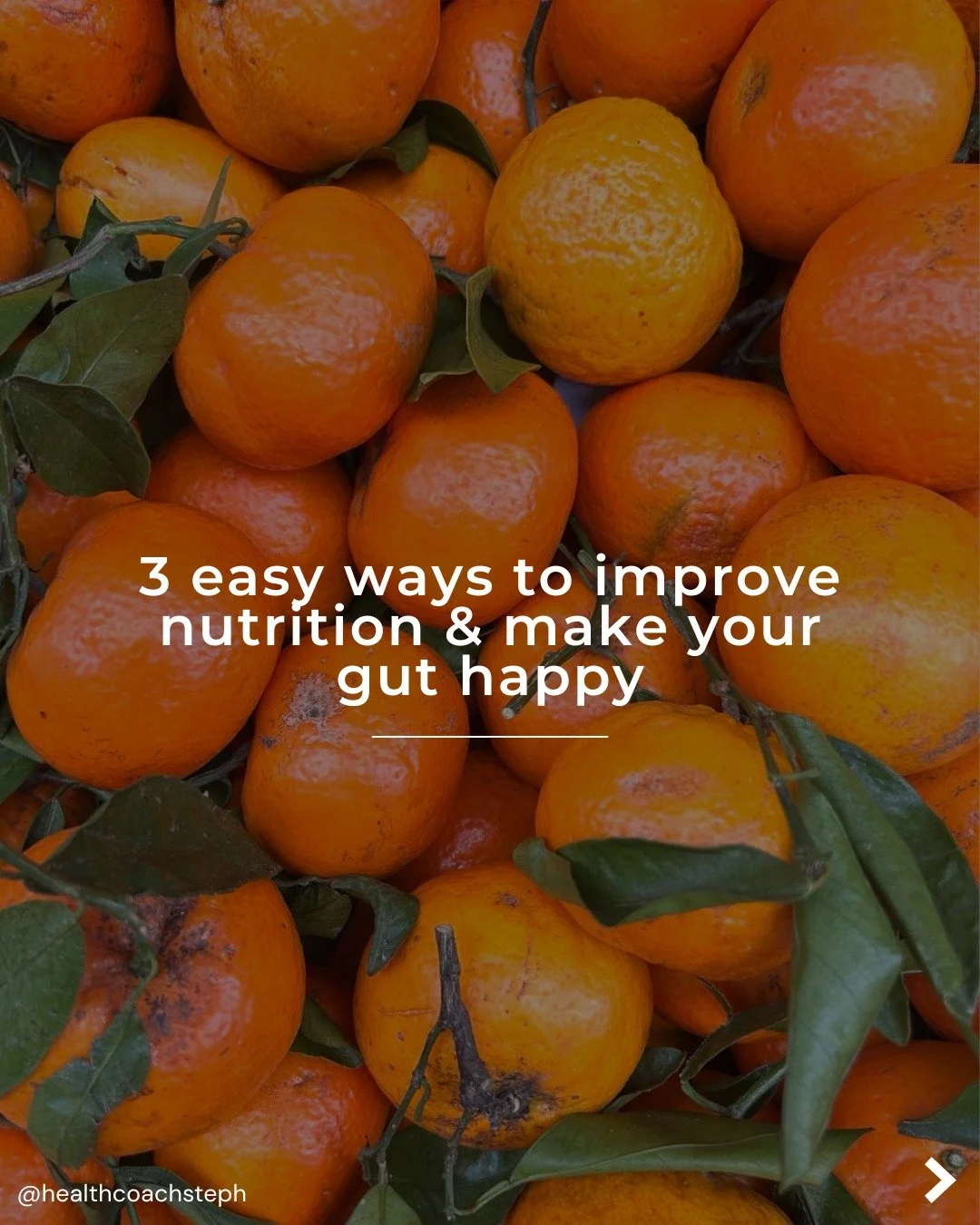 Nutrition doesn't have to get super fancy, or even incredibly expensive. 
Here's three simple tricks to improve your nutrition &amp; make your gut happier: 

🍎 Boost your fibre - contrary to popular belief, we do not actually digest fibre. Rather, i