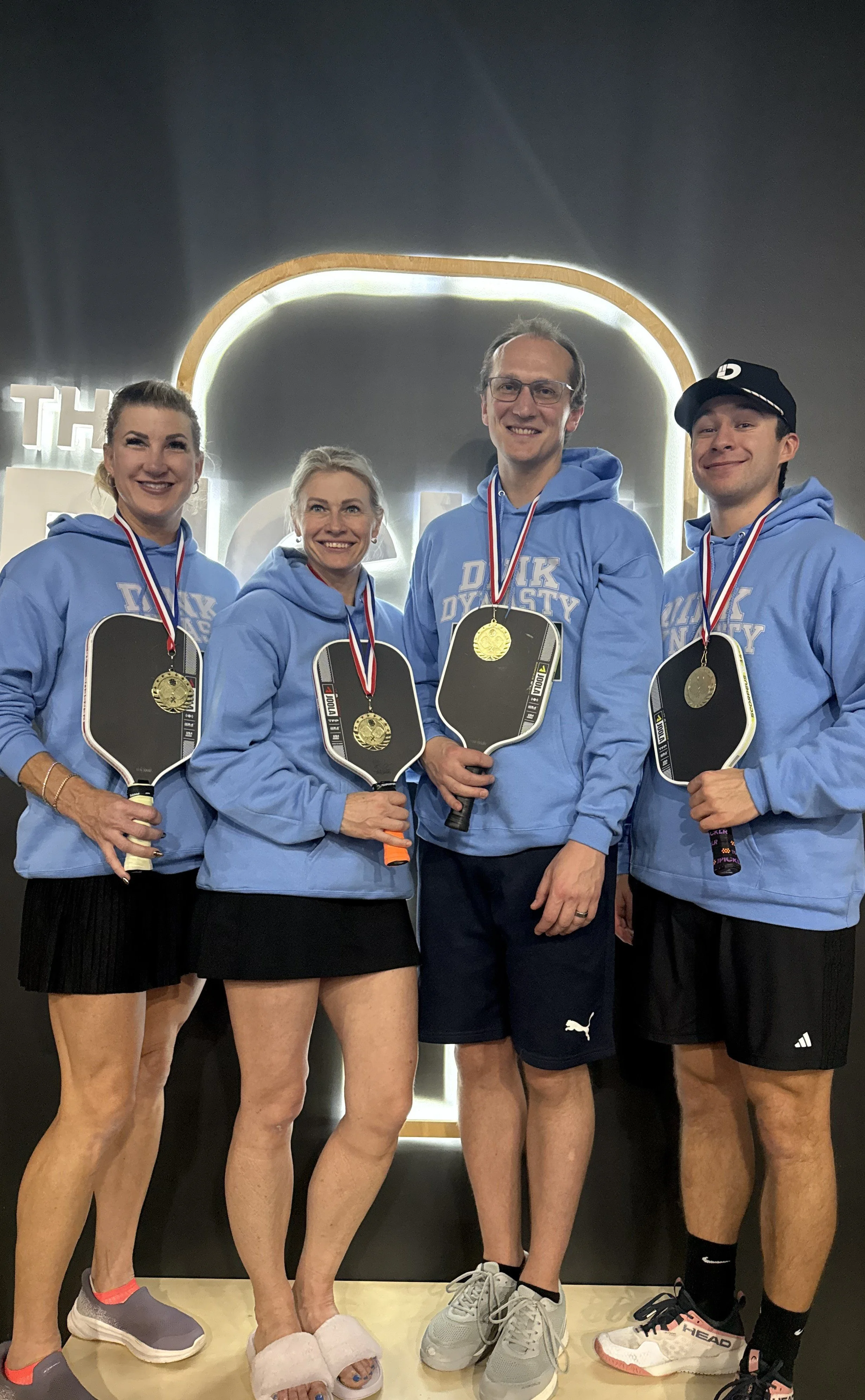 Bozeman Pickleball Events at the Picklr - podium picture