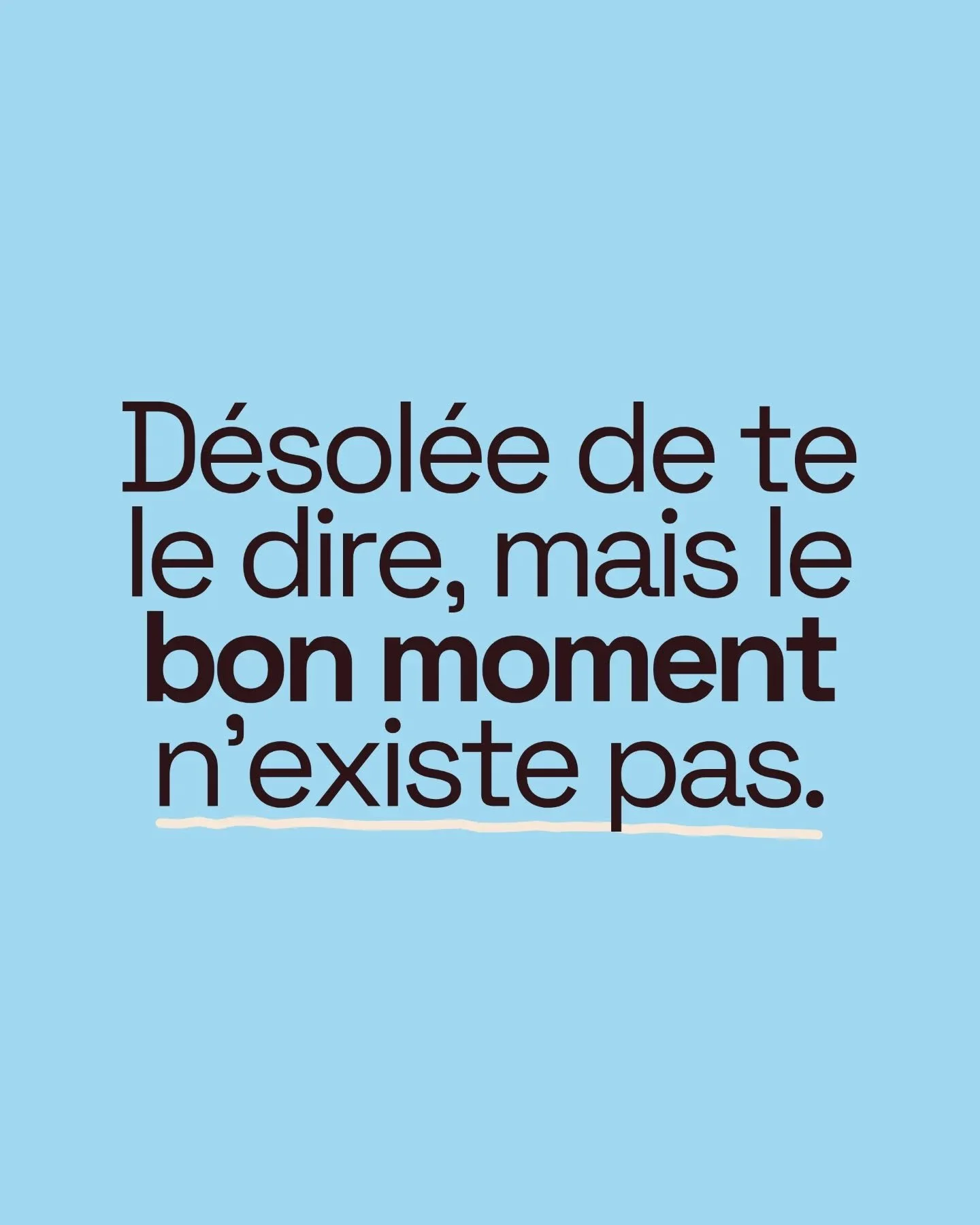 Si tu as lu jusqu&rsquo;ici, tu sais probablement d&eacute;j&agrave; o&ugrave; tu en es. Et tu sais aussi ce que tu repousses depuis un moment. 🫣

Je pars en vacances dans deux semaines et il me reste quelques cr&eacute;neaux pour accompagner des pr