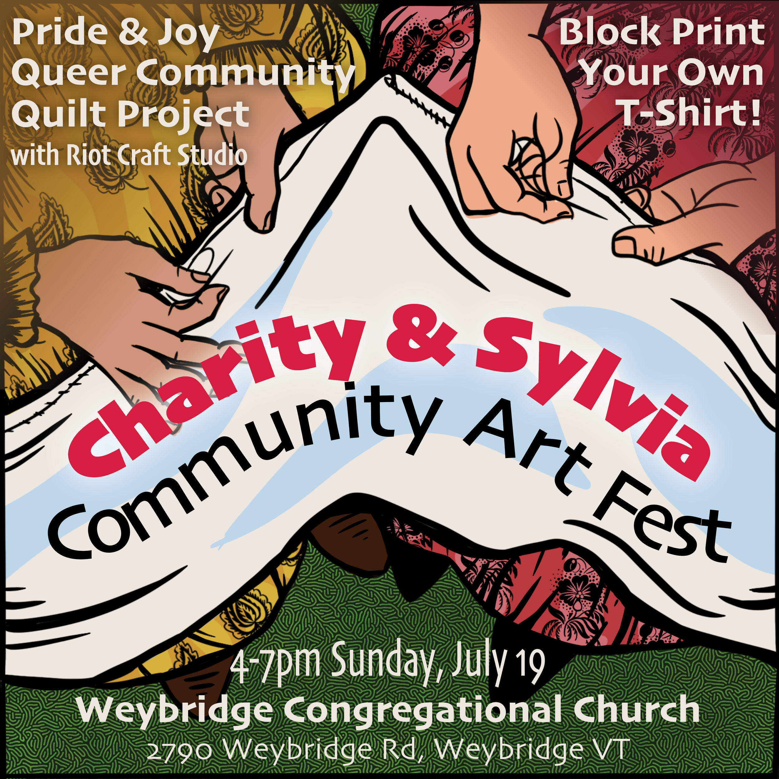 Quilt Crafting Event w/ Eliza West at the Charity &amp; Sylvia Community Art Festival