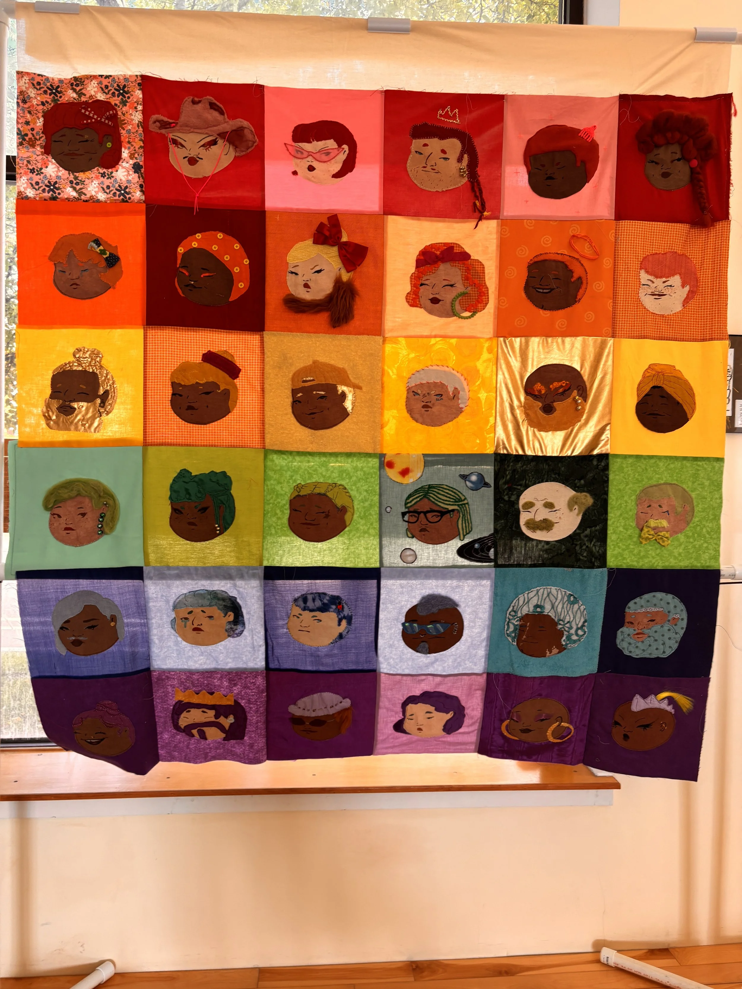 Everybuddy final quilt top