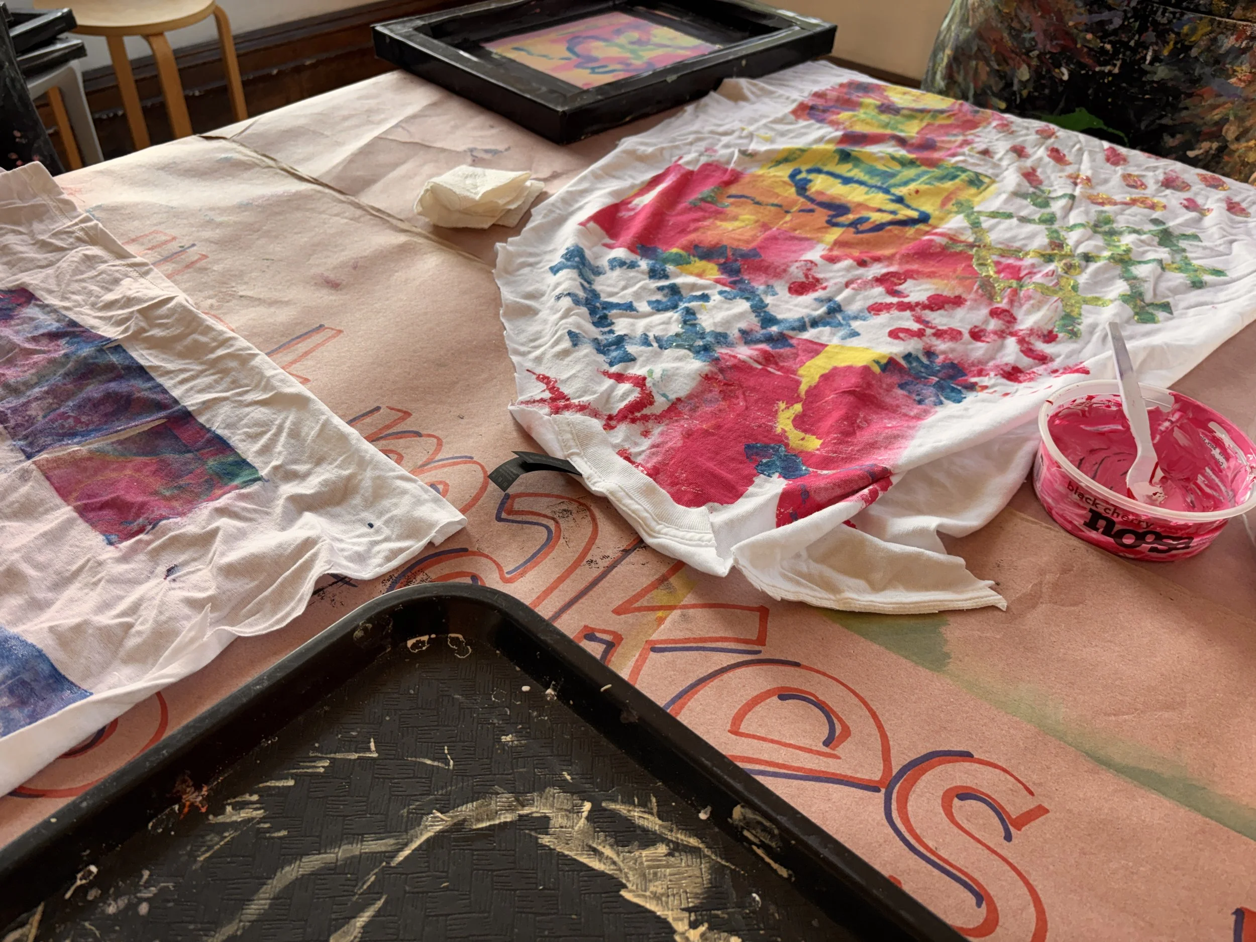 Printed fabric for the quilt