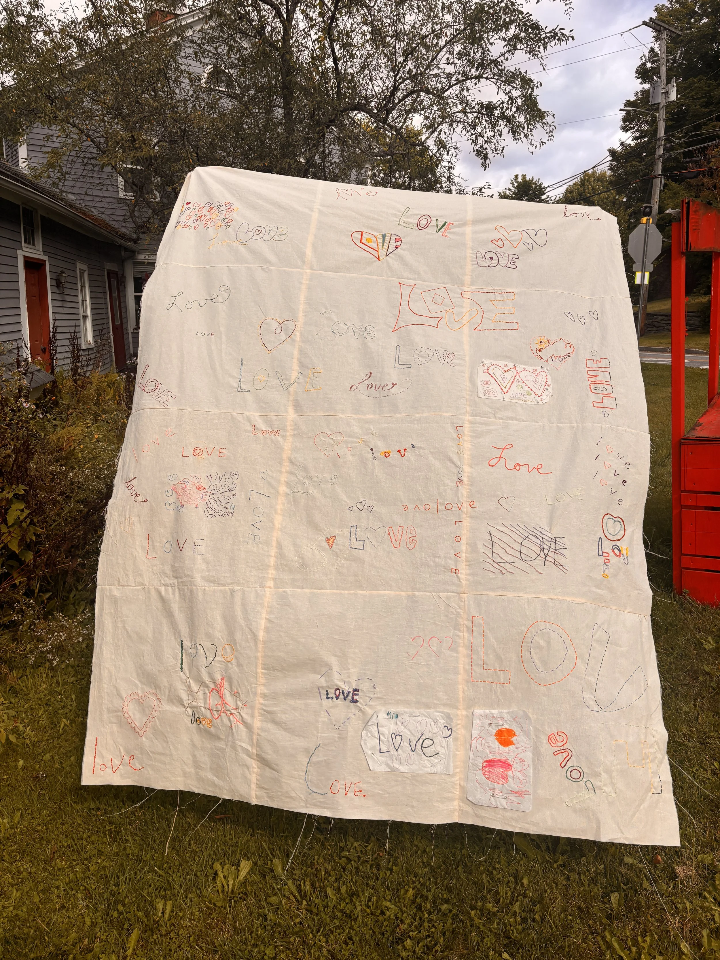 All the Love quilt top