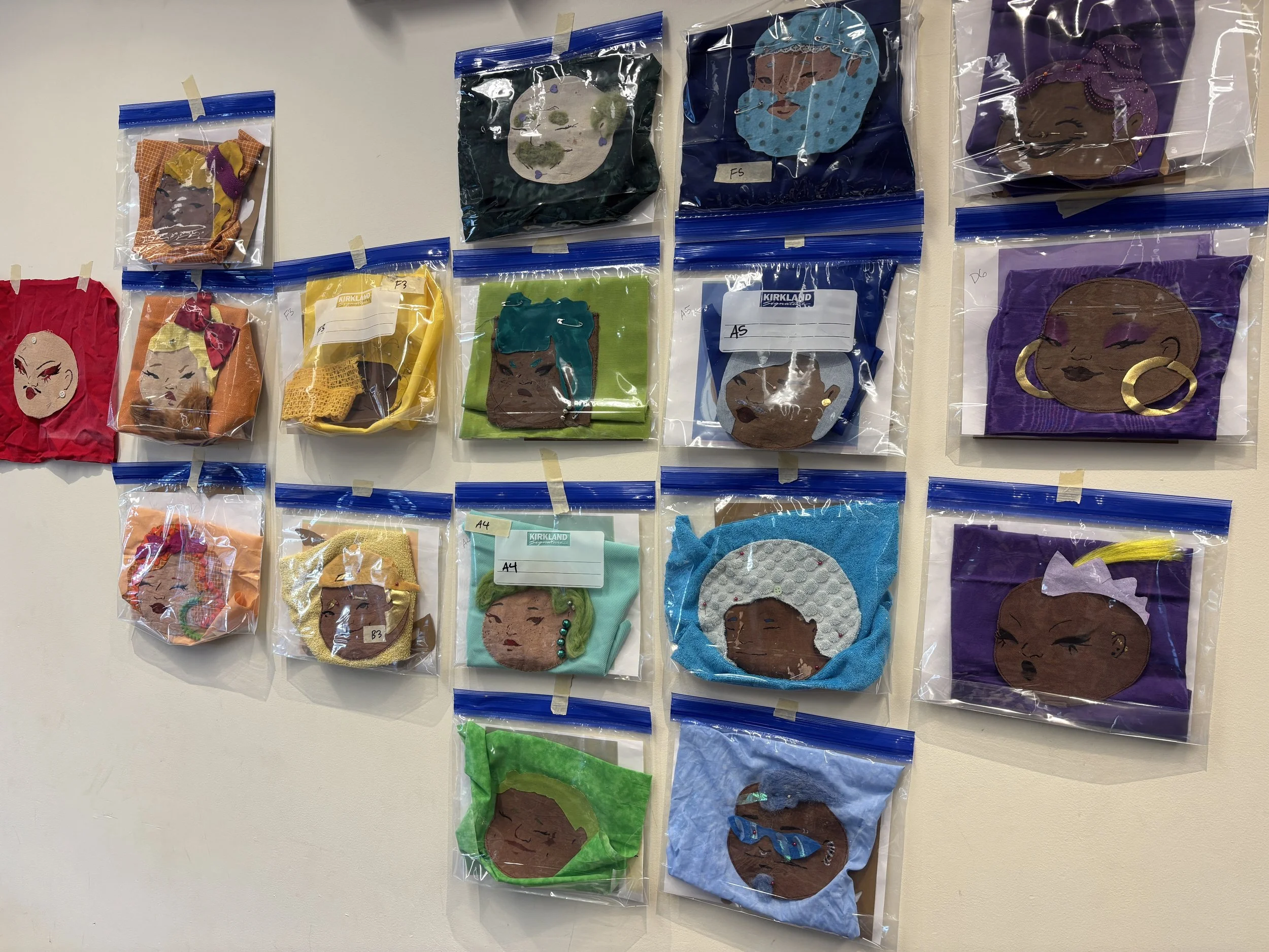 Bags of faces