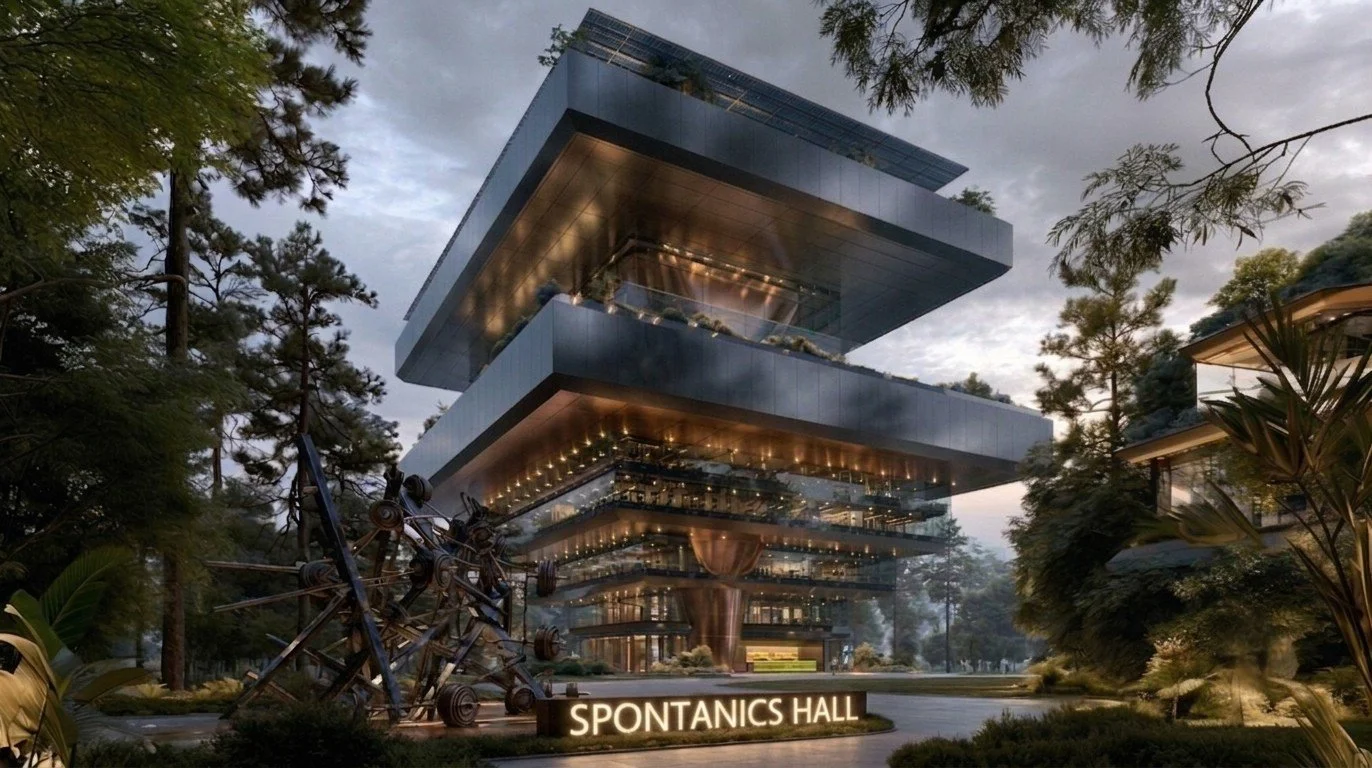 A futuristic version of SPONTANICS HALL, enabling to overcome extreme dense urban footprint to accommodate maximum variety of sports and wellness activities.