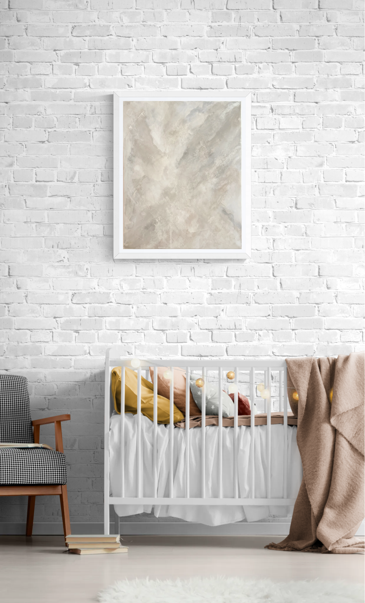 neutrral abstract at wooden crib in nursery.png