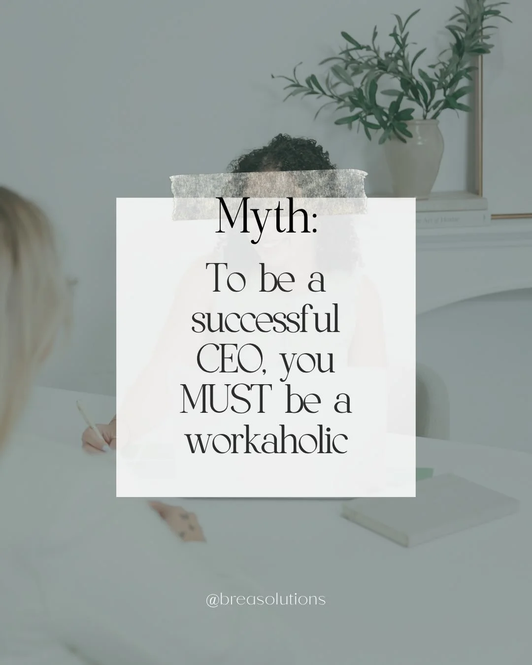 Myths to being a successful CEO:

❌To be a successful CEO, you must be a workaholic 

❌You can&rsquo;t delegate if you want it done right

❌Bigger is always more productive 

✅ Some of the most successful CEOs protect their rest and personal time. Wh