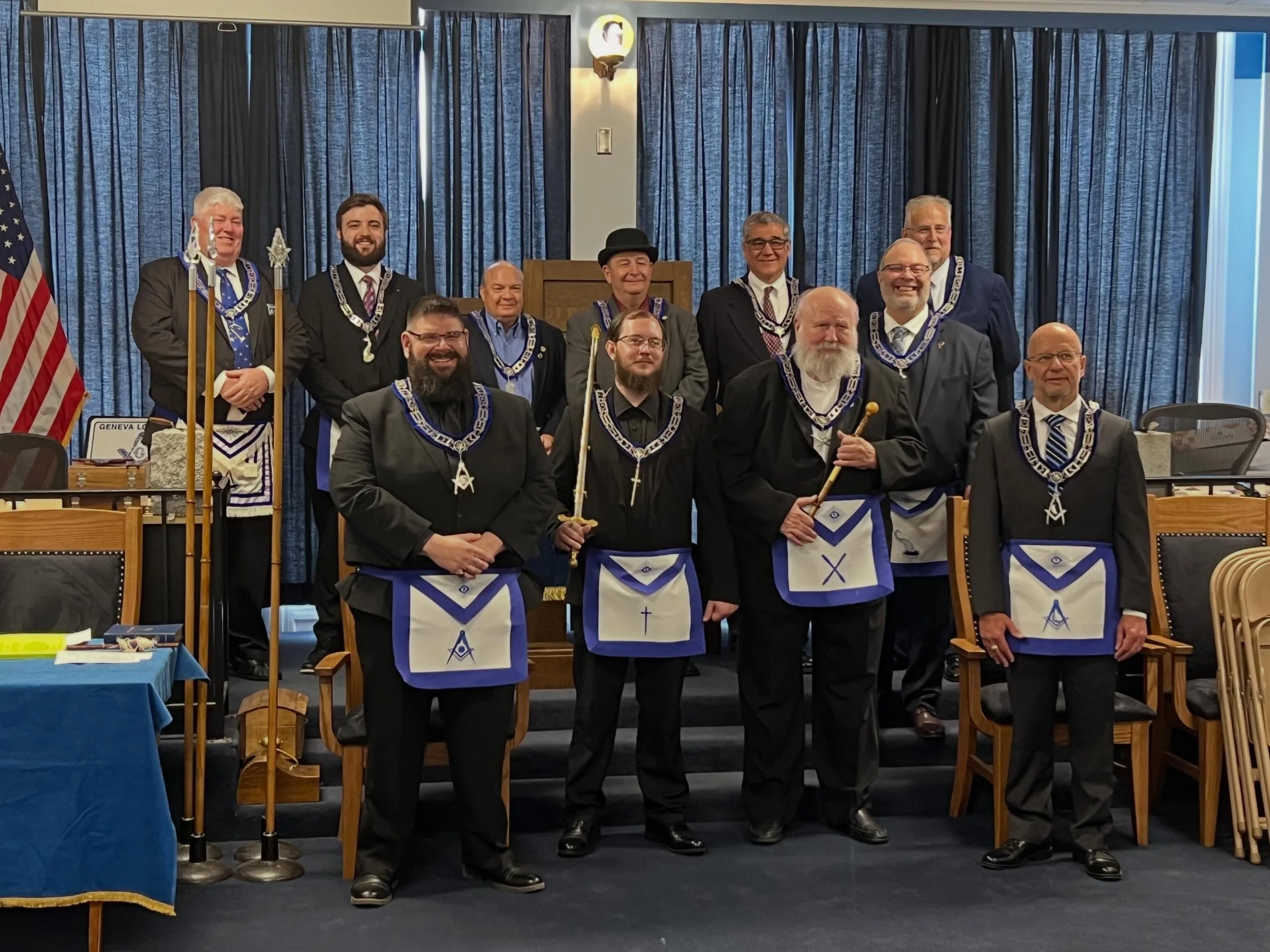 Geneva Masonic Lodge 2026-2027 Officers 