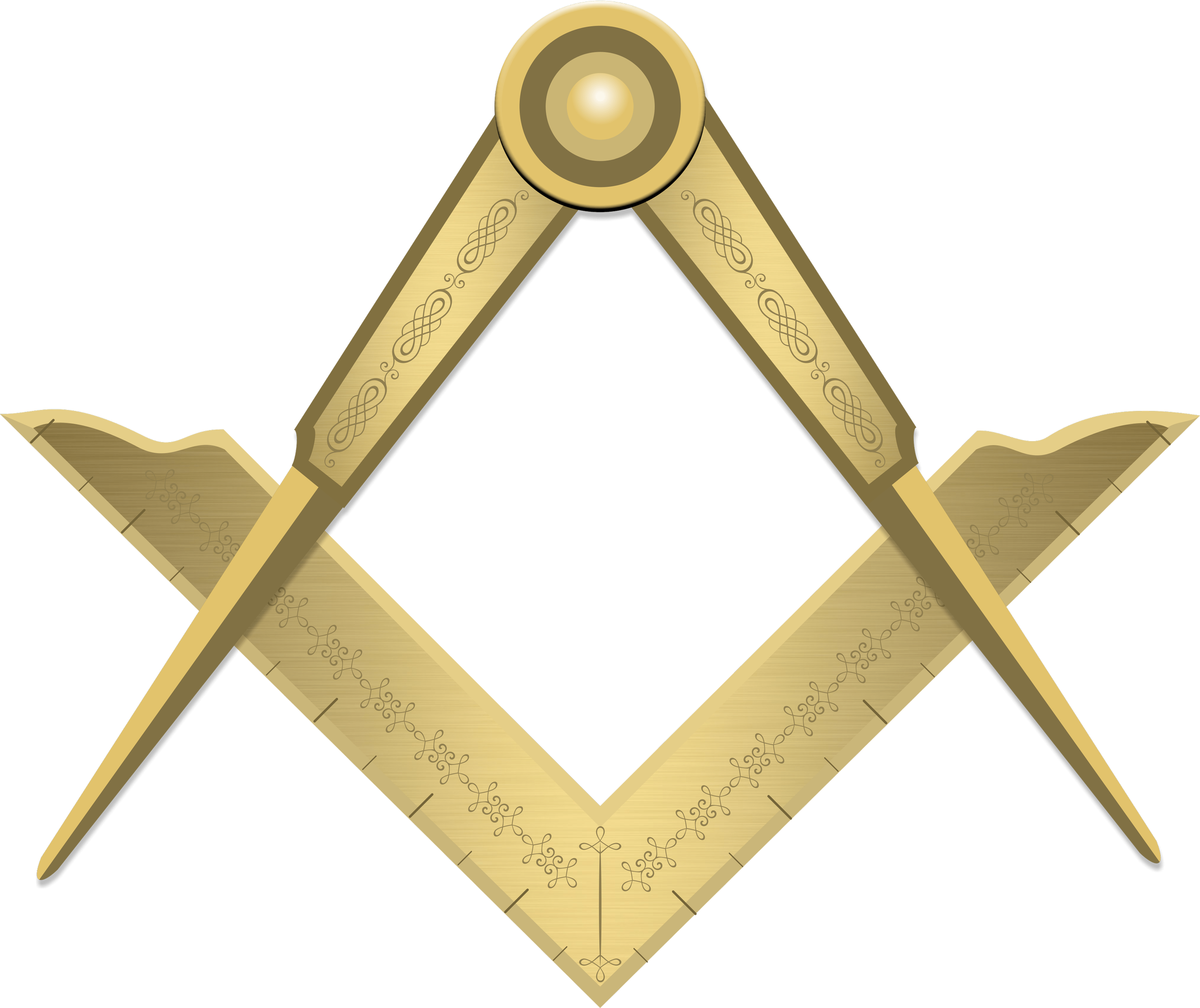 A wooden carpenter's square with a black digital level embedded in its center.