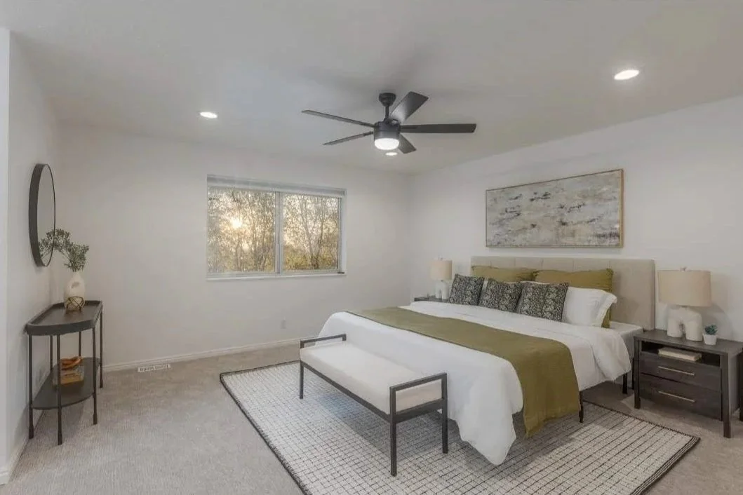 Bedroom drywall repair and paint