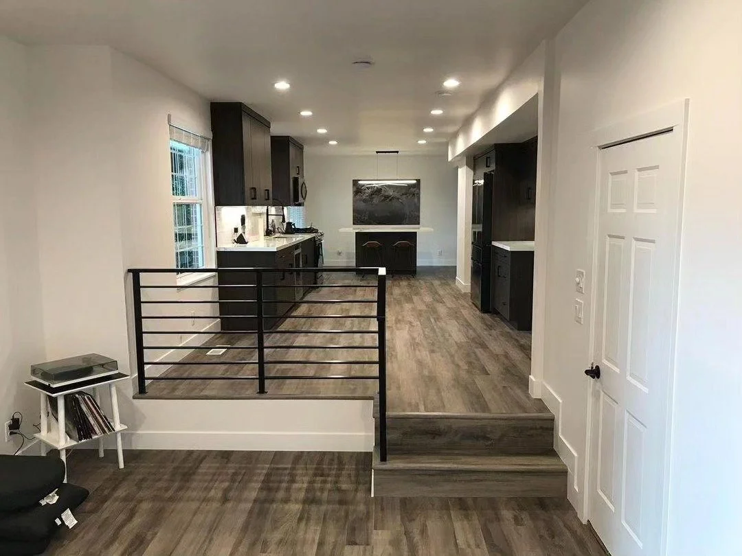 remodeled kitchen painting