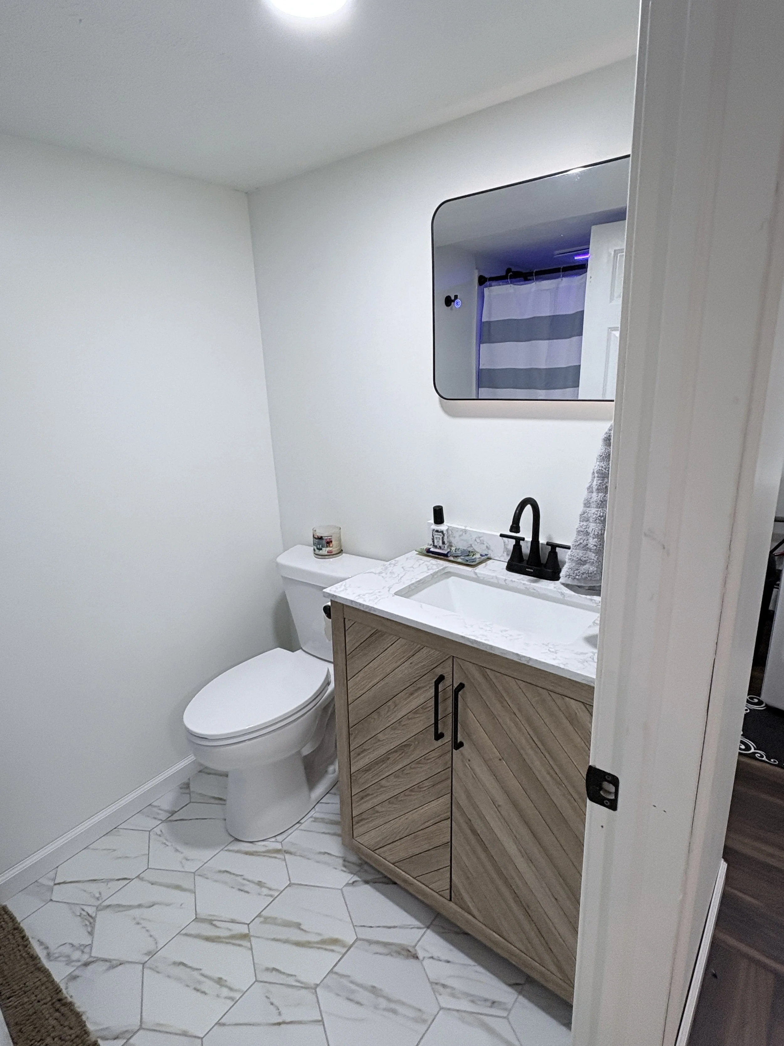  updated bathroom in co-living house 
