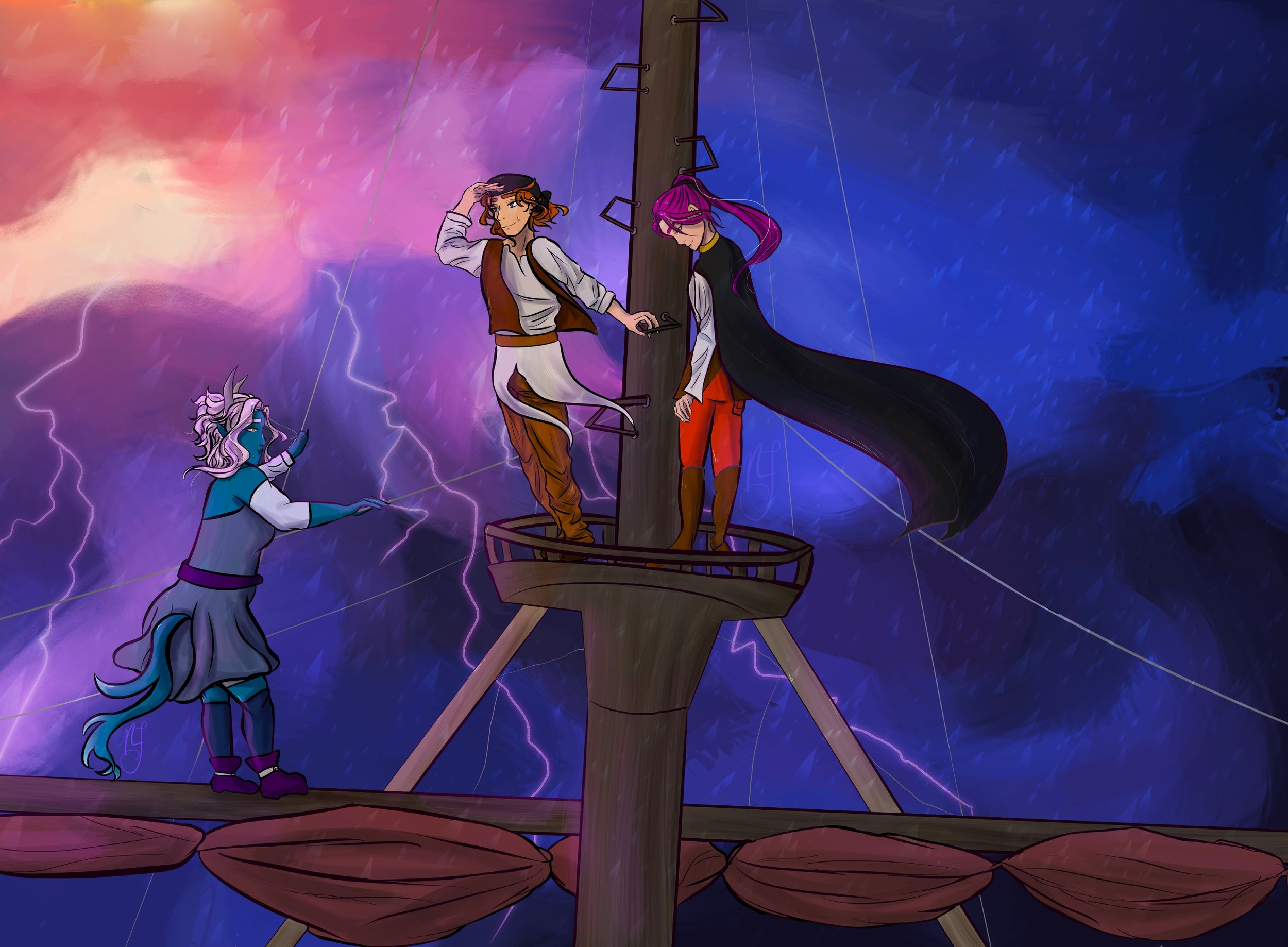 Original Characters: Meliyah, Kasper and Clare