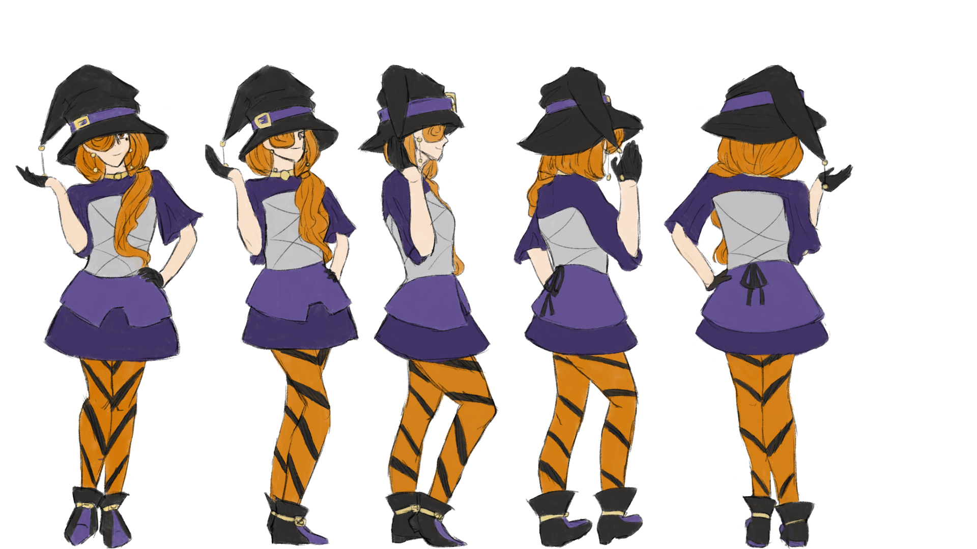 Turnaround of my original character Hazel