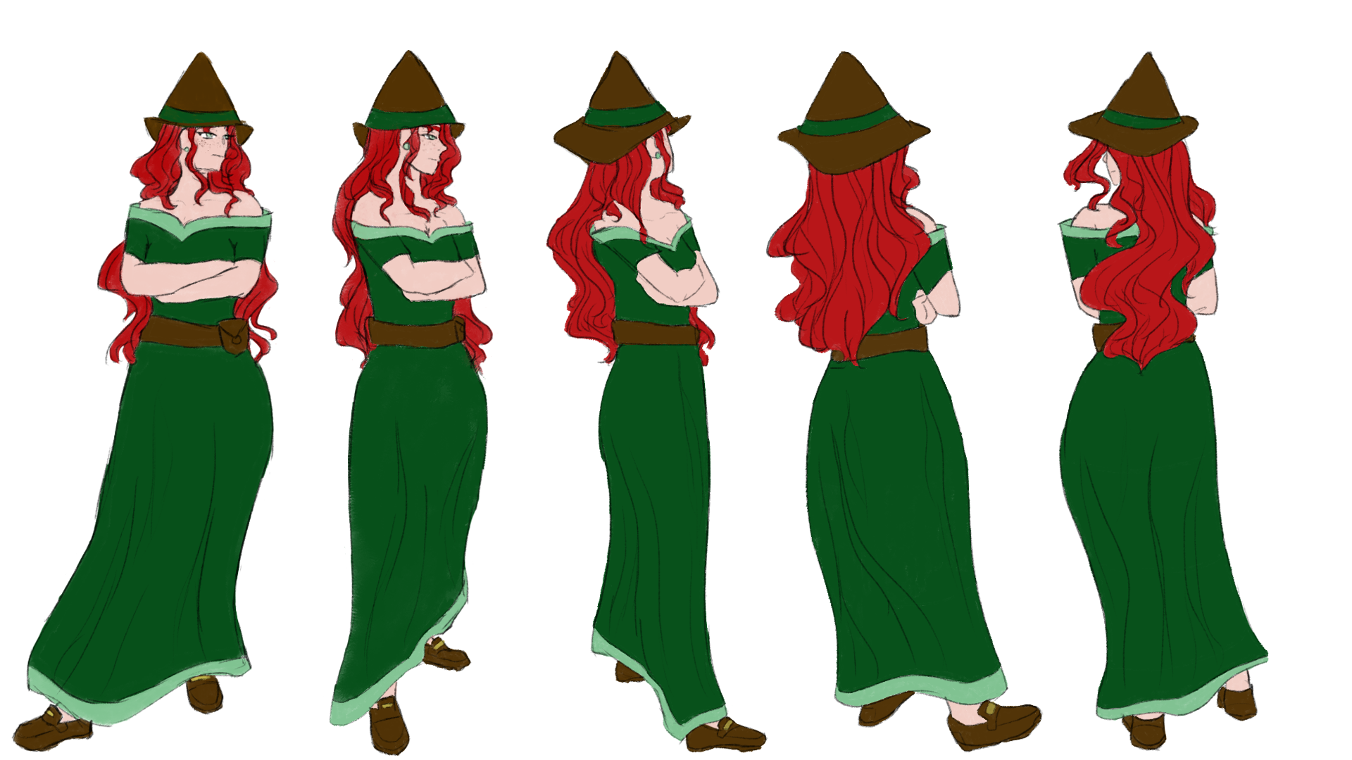 Turnaround of my original character Ivory