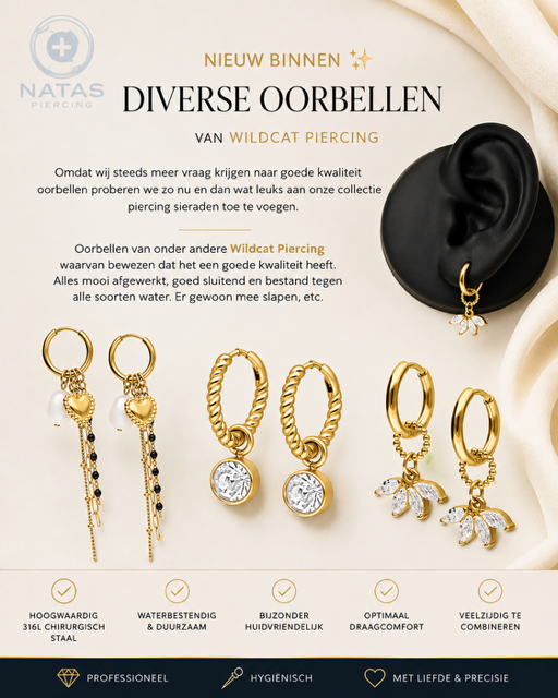 piercing oorbellen emmen