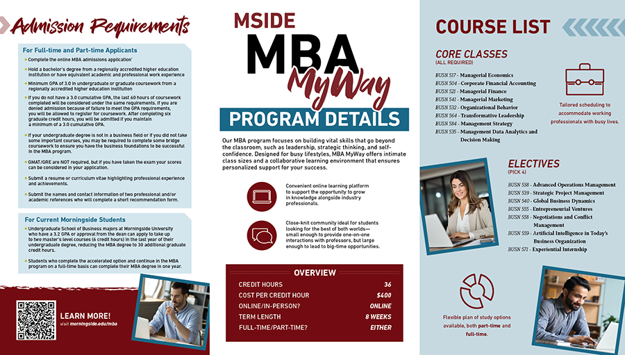 MBA Brochure (cont.)
Adobe InDesign
19.5 x 11 IN
2024