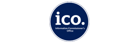A dark blue circular logo with the word 'ico.' in lowercase letters.