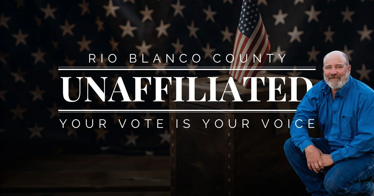 To our unaffiliated neighbors: Your voice belongs at the table.

Did you know that in Colorado, unaffiliated voters can participate in primary elections? You don't have to belong to a specific political party to have a say in the future of Rio Blanco