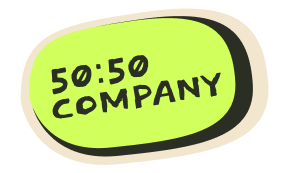 a 50:50 Company